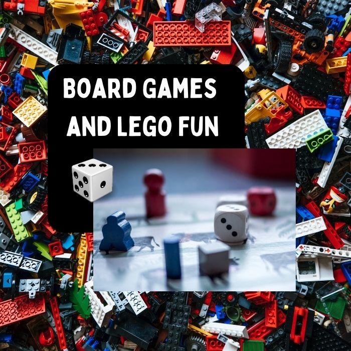 Board Game and lego fun