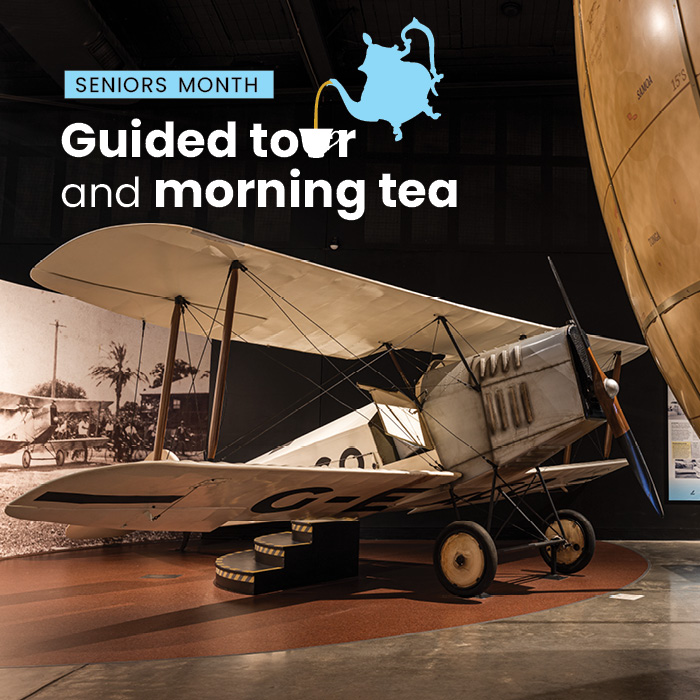 Guided tour and morning tea at Hinkler Hall of Aviation